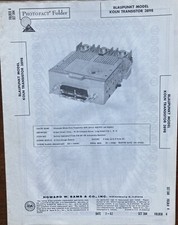 Autoradio a transistor Blaupunkt 'Koln' 1961 manuale di servizio
