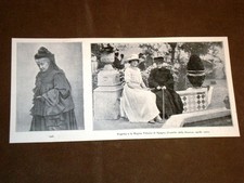 Castello della Duenas nell'aprile del 1920 Eugenia e Regina Vittoria di Spagna