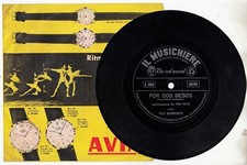 disco 45 giri POR DOS BESOS Flo Sandon's FLEXI disc flex IL MUSICHIERE - 23