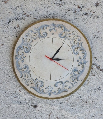 Orologio parete decorato - orologio,