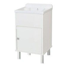 ✅Pilozzo Lavatoio con mobile 80x42 Cm da esterno e interno in resina pvc