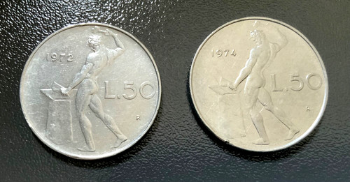 Italia monete 50 - , 2