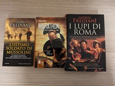 3 Libri Andrea Frediani: Marathon I Lupi Di Roma L'ultimo soldato di Mussolini