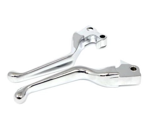 Coppia leve cromate harley - leve,