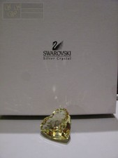 Swarovski cuore giallo - swarovski,
