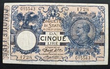 5 LIRE VITTORIO EMANUELE III