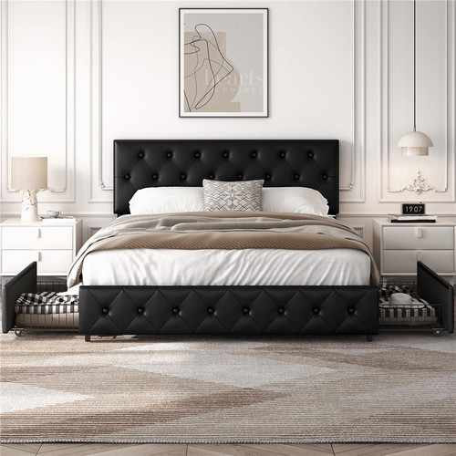 Yaheetech letto imbottito - letto,