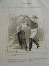 Litho Caricature 1846 Au bal