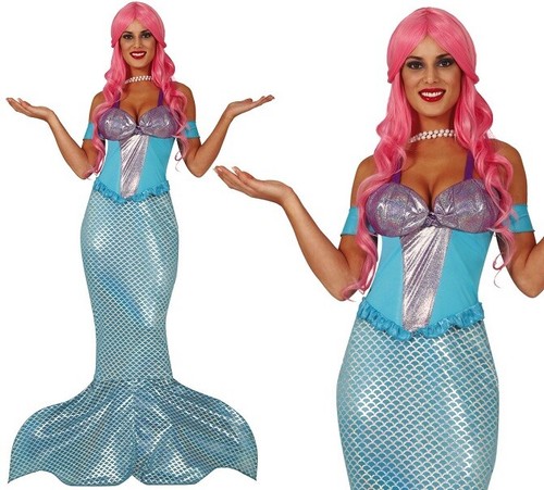 Costume donna sirena vestito
