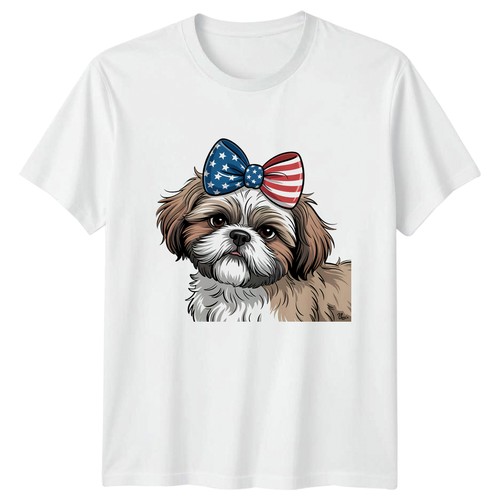 Shirt donna patriotic shih - patriotic,