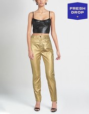 Pantalone DENIM DOLCE & GABBANA RRP €840 IT36 US0 UK4 XXS rivestito Made in Italy