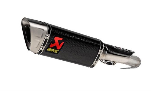 Scarico akrapovic fibra - fibra, di