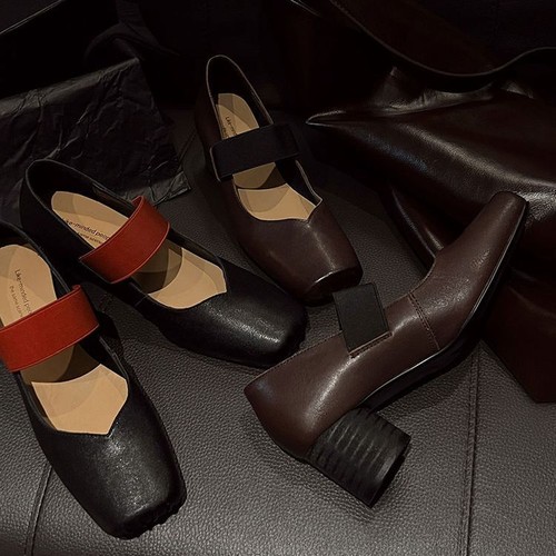Scarpe donna moda pelle - , punta