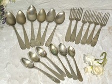 PRIMI 900 NOSTALGICHE  POSATE OTTONE FORCHETTE CUCCHIAIO  DECORATIVE N°18PZ 