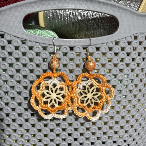 Orecchini handmade uncinetto - orecchini,