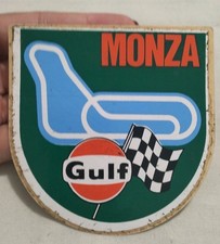 Adesivo Sticker Pubblicità Gulf  Oil Gara Monza Anni 70 1900