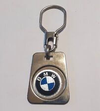 Vecchio Portachiavi metallico vintage anni '80 AUTO BMW (old keyring) b