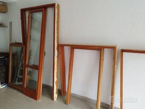 Finestre legno usate - legno,