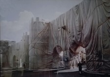 CHRISTO JAVACHEV PORTA PINCIANA 1973 LAND ART NOUVEAU REALISME POSTER SIGNED