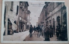 Savignano  di Romagna Forli Cesena corso Al Rubicone  Bellissima 1917 Vedi Desc.