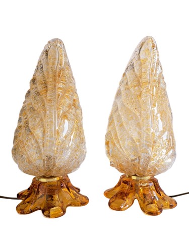 Coppia lampade abat jour - coppia, vetro