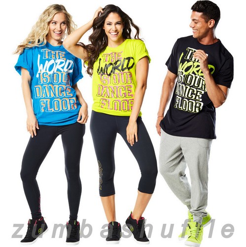 Shirt zumba fitness world - fitness,