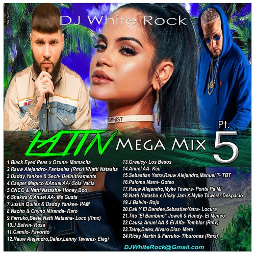 White rock latin - white, mix