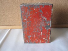 Scatola in latta antica polvere da sparo governativa Vetterly d'epoca caccia