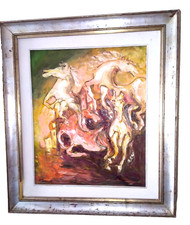 QUADRO dipinto ROMEO JURESCIA