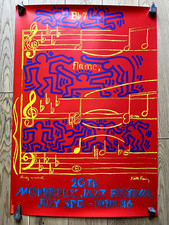 Keith Haring Montreux Jazz festival poster Streetart Banksy Warhol