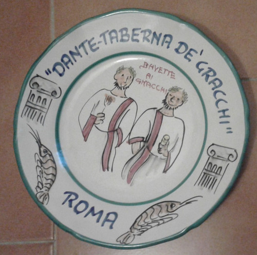 Piatto del buon ricordo dante - del,