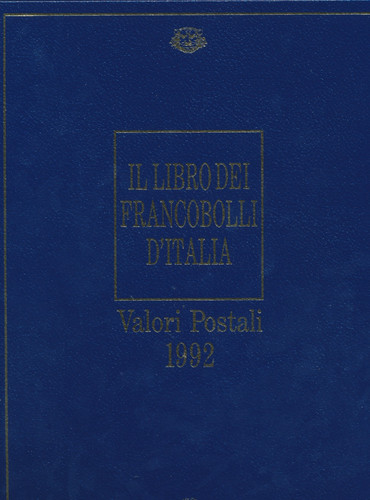 Libro dei francobolli 1992 - dei,
