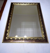 Grande Specchio Cornice Legno Oro Vintage, Perfetto