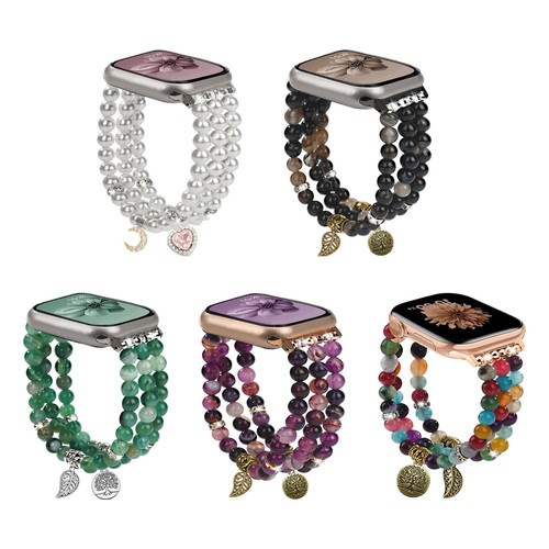 Bracciale elastico perle - bracciale,