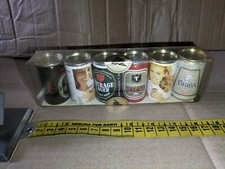 Set Completo 6 Lattine Birra Mignon Decorative Pubblicitarie Da Collezione