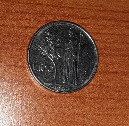 Moneta 100 lire piccola - da,