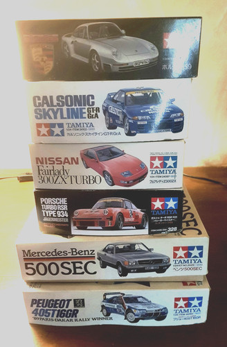 Lot kits tamiya 1 - 6,