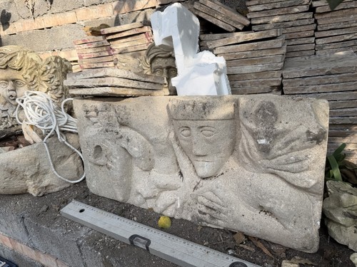 Antica scultura pietra - scultura, in