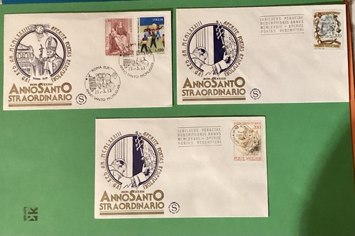 Tre buste fdc vaticano - fdc, anno