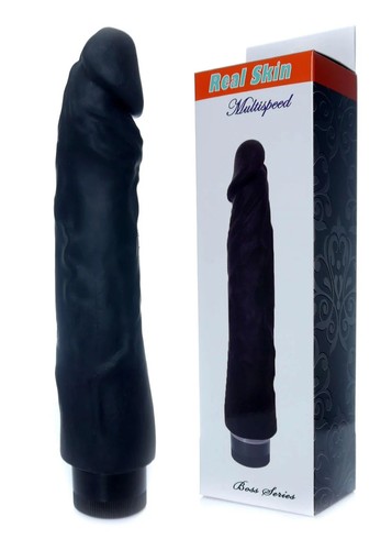 Vibratore realistico nero - vibratore,