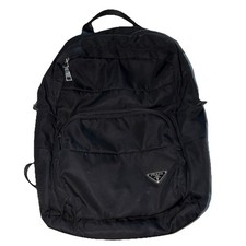 PRADA Zaino Nero Donna Logo