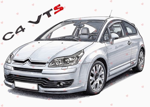 Citroen vts art print - citroen,