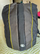 Zaino Crumpler Nikon nero e giallo, per macchine reflex, come nuovo