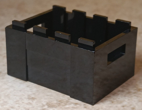 Lego black crate - lego, manici