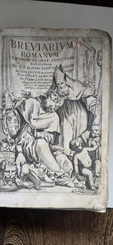 Breviario romano 1663 - breviario,