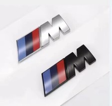 Stemma logo M Sport 3D Cromato compatibile BMW fregio adesivo in ABS 4 modelli