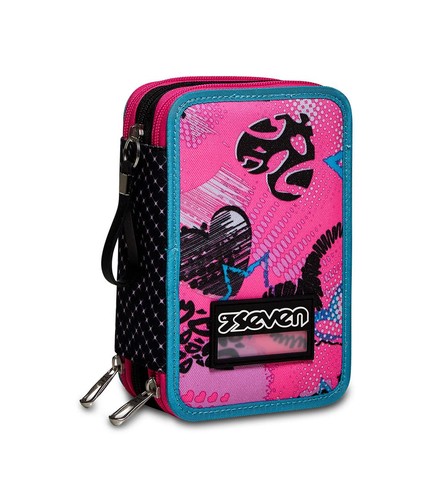Seven astuccio scuola zip - seven, 3