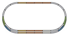 Piko H0 55340 - A-Gleis Set E
