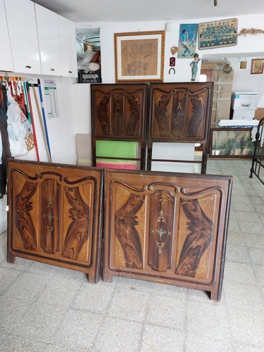 Letto matrimoniale antico fine - letto,