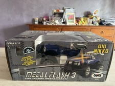 Rarissima macchina Gig Nikko Metalflash 3 1:17 metalizzata anni 90 nuova in box